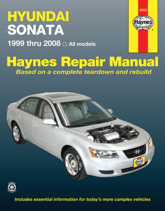 Repair Manual Single - Haynes 1999-2004 Sonata