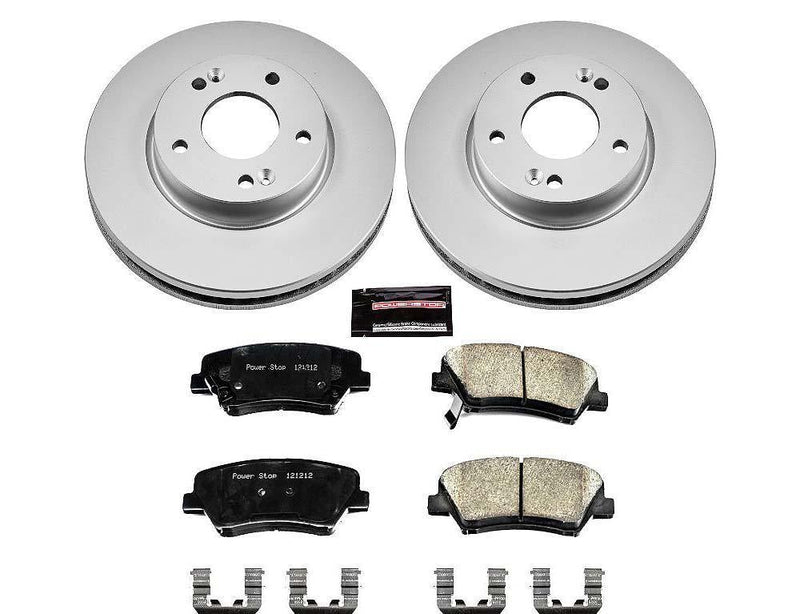 Brake Kit Front Geomet Coated Z17 Evolution CRK6503 - Power Stop 2011-16 Hyundai Elantra