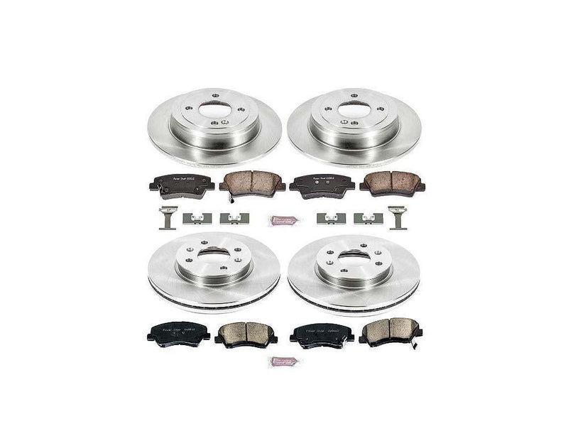 Brake Kit Front Rear - Power Stop 2012-18 Hyundai Accent