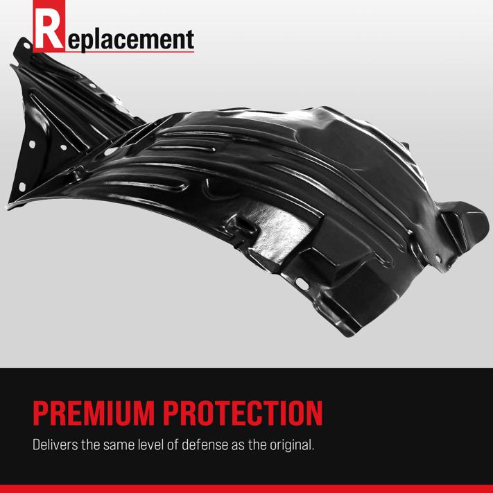 Fender Liner Right Single - Replacement 2019-2020 Elantra