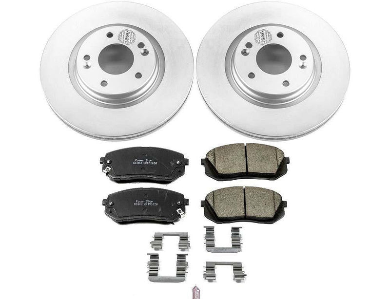 Brake Kit Front Geomet Coated Z17 Evolution - Power Stop 2015-16 Hyundai Sonata