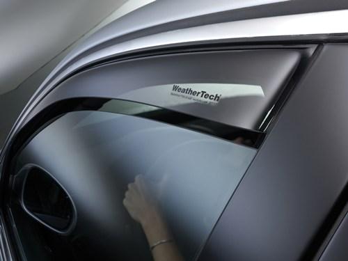 Window Visor Set Of 4 Smoke Acrylic Deflector Series - Weathertech 2010-2011 Elantra