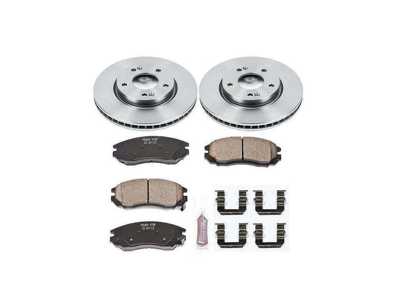 Brake Kit Front - Power Stop 2004-06 Hyundai Tiburon