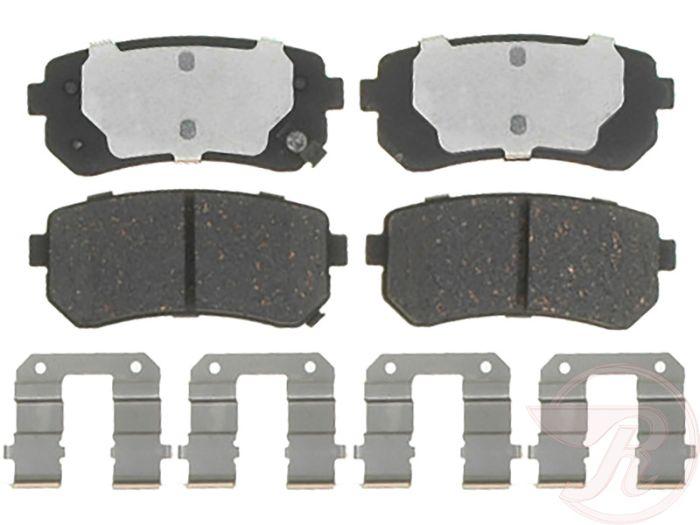 Brake Pad Set Set Of 2 Ceramic And Semi-metallic Eht Series - Raybestos 2011-2012 Elantra 4 Cyl 2.0L