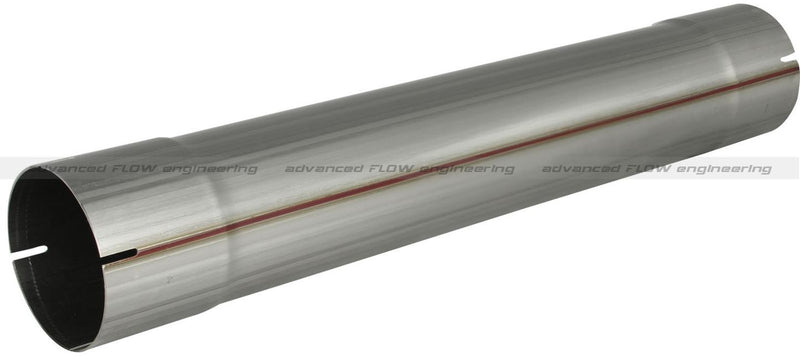 Muffler Delete Pipe Single Stainless Steel - aFe Universal