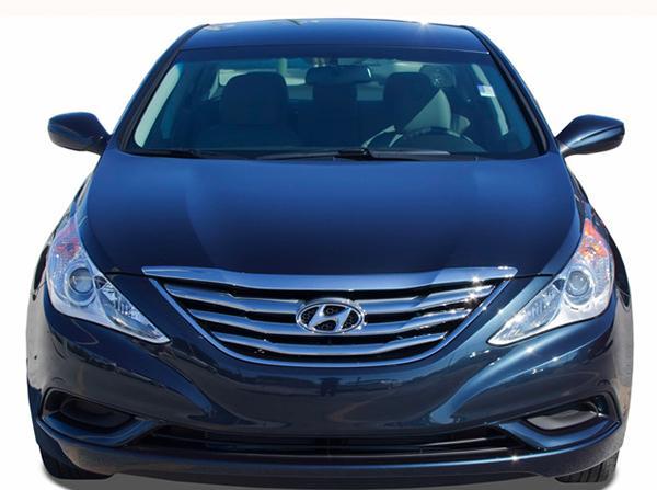 Grill Overlays ABS Chrome - Quality Auto Accessories 2011-13 Hyundai Sonata