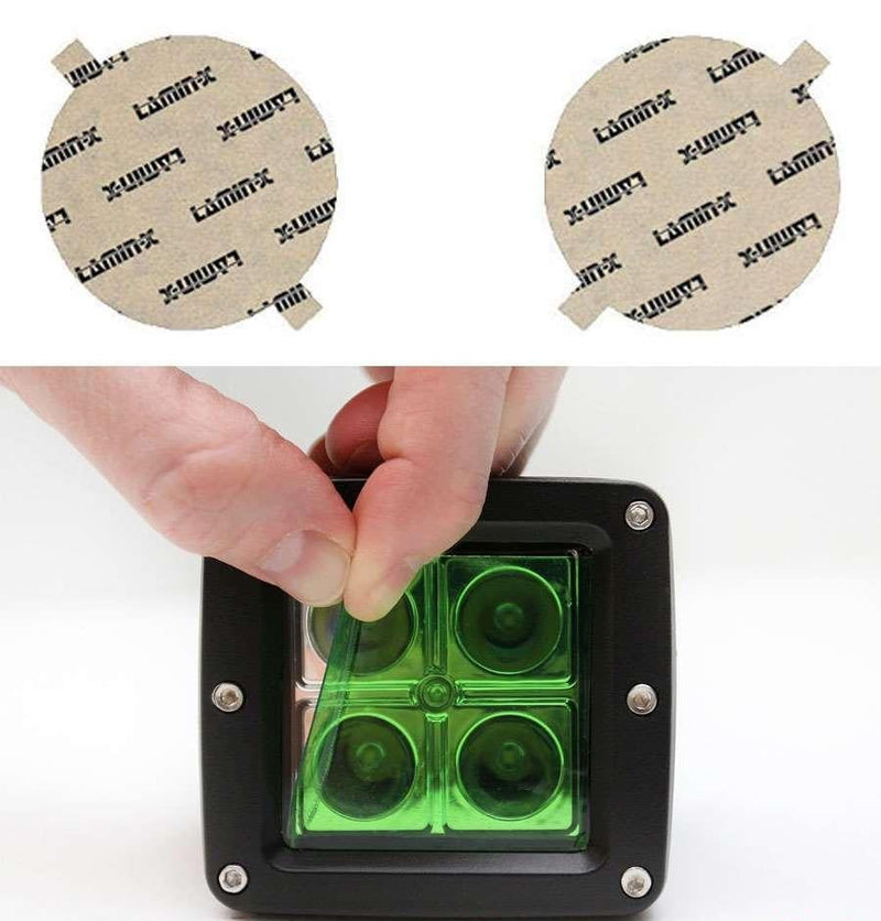 Fog Light Cover Green - Lamin-X 2003-06 Hyundai Tiburon