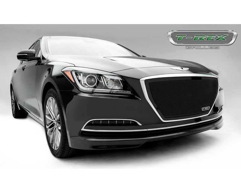 Grille 1 Pc Black Overlay Upper Class - T-Rex Grilles 2015 Hyundai Genesis Sedan