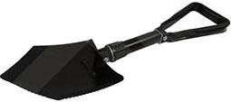 Shovel Single Powdercoated Black Steel Tri-fold Series - RT Off-Road Universal