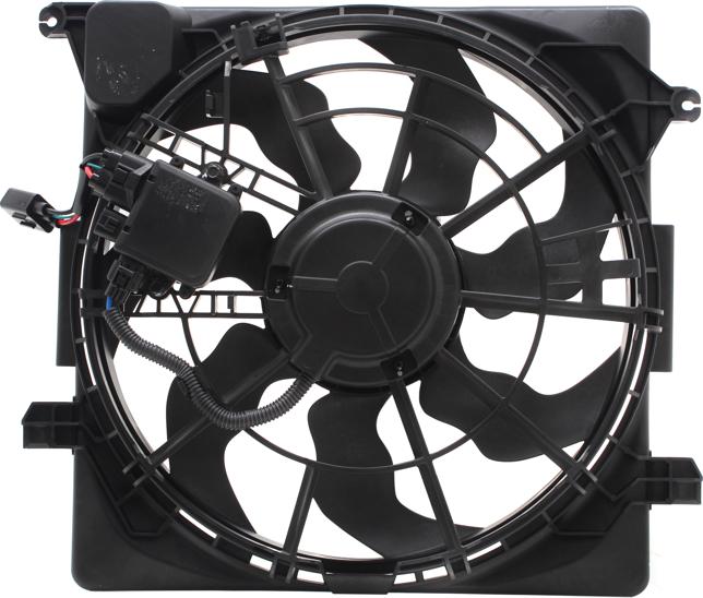 Cooling Fan Assembly Single - Replacement 2016 Tucson 4 Cyl 1.6L