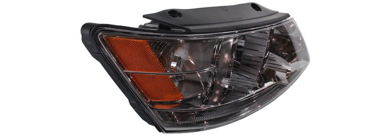 Headlight Set Of 2 Clear Capa Certified W/ Bulb(s) - Replacement 2009-2010 Sonata