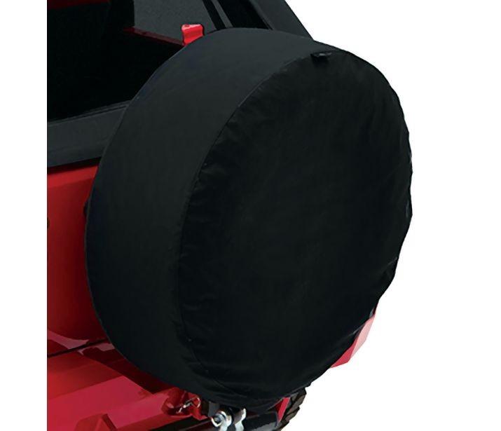 Spare Tire Cover 31x 11in Single Black Twill Vinyl Polyester And Cotton Highrock 4x4 Element Series - Bestop Universal