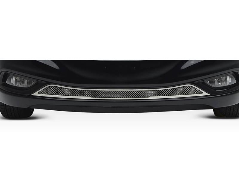 Bumper Grille 1 Pc Polished Overlay Upper Class - T-Rex Grilles 2011-13 Hyundai Sonata
