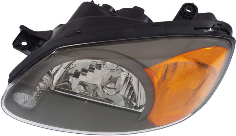Headlight Left Single Clear W/ Bulb(s) - Replacement 2003-2005 Accent
