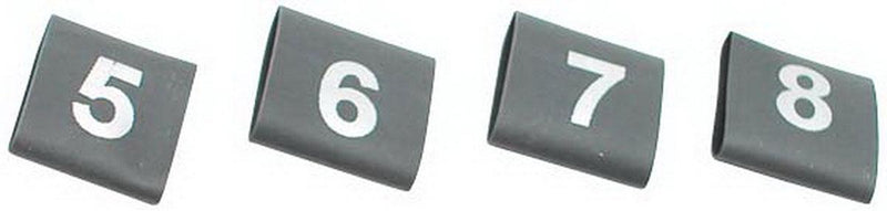 Spark Plug Wire Cover Set Of 8 Black Polyolefin - MSD Universal