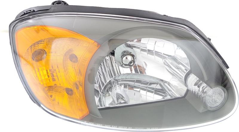 Headlight Set Of 6 Clear W/ Bulb(s) - Replacement 2003 Accent