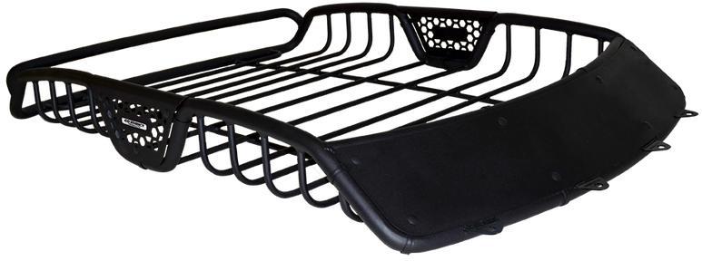 Cargo Basket Single Powdercoated Textured Black Steel Sr10 Series - Go Rhino Universal