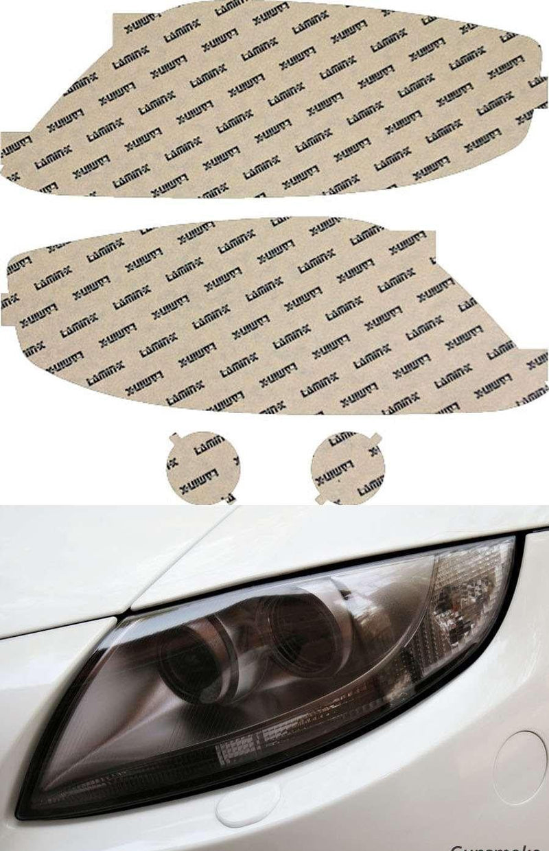 Headlight Cover Gunsmoke - Lamin-X 2003-06 Hyundai Tiburon