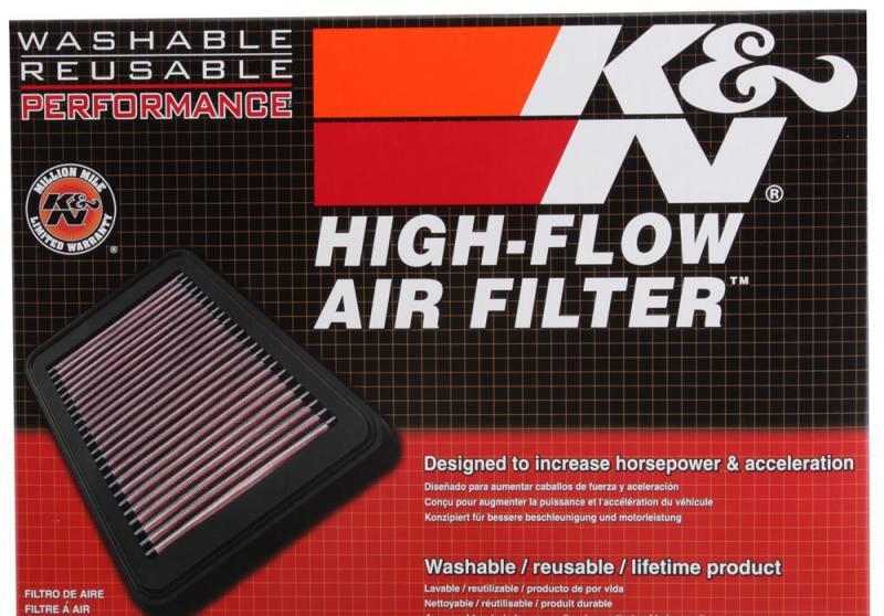 Replacement Air Filter - K&N 2009-11 Hyundai Genesis Sedan V6 3.8L - Discontinued