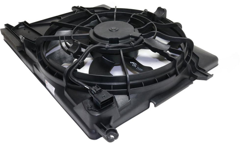 Cooling Fan Assembly Single - Replacement 2014-2015 Tucson 4 Cyl 2.0L