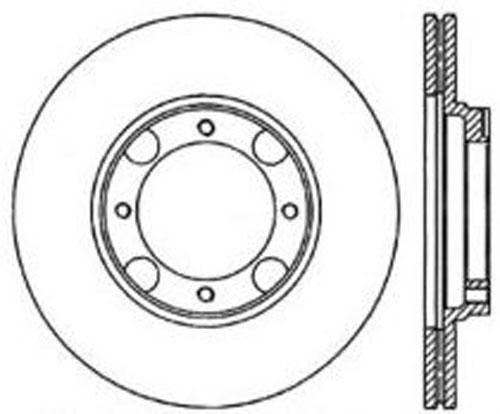 Brake Disc Left Single Plain Surface C-tek Series - Centric Parts 1987-1991 Excel