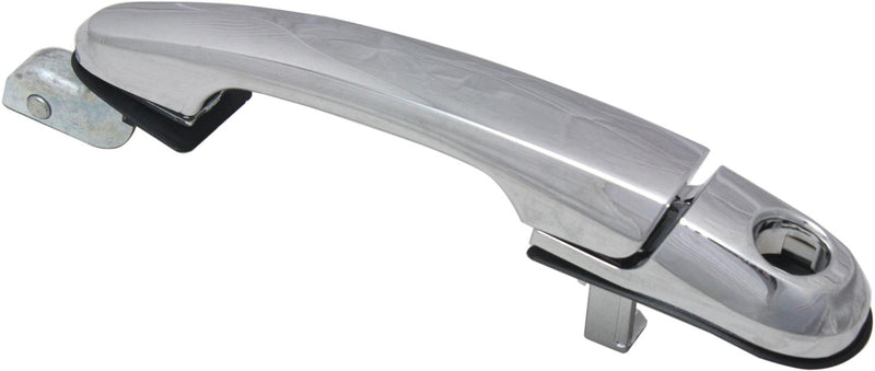 Exterior Door Handle Left Single Chrome W/ Key Hole - Replacement 2005-2006 Tucson 4 Cyl 2.0L