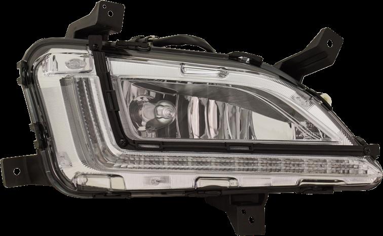 Fog Light Right Single Clear W/ Bulb(s) - Replacement 2019-2021 Tucson