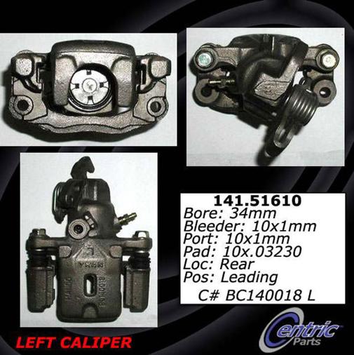 Brake Caliper Right Single Posi-quiet Series - Centric Parts 1997-1998 Elantra 4 Cyl 1.8L