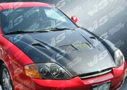Hood Carbon Fiber EVO - VIS Racing 1996-06 Hyundai Tiburon