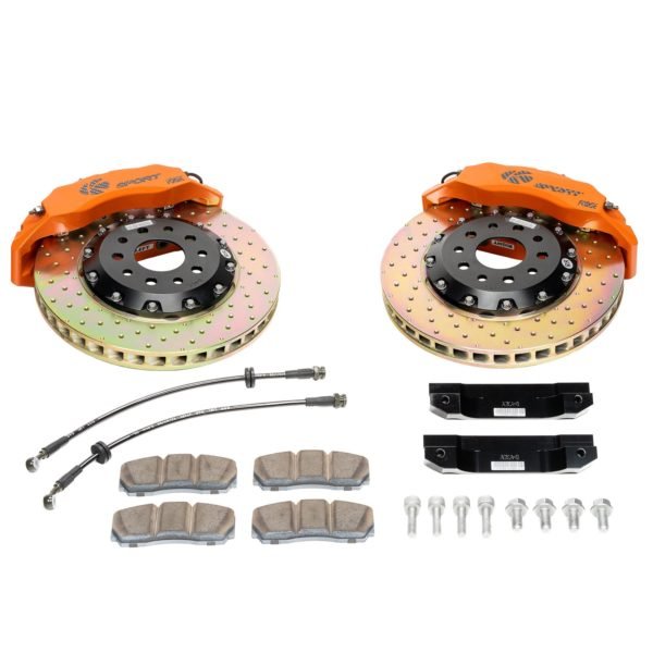 Big Brake Kit Front 330mm 8 Piston Slotted Procomp BKHY240-831SO - Ksport 2012-15 Hyundai Elantra