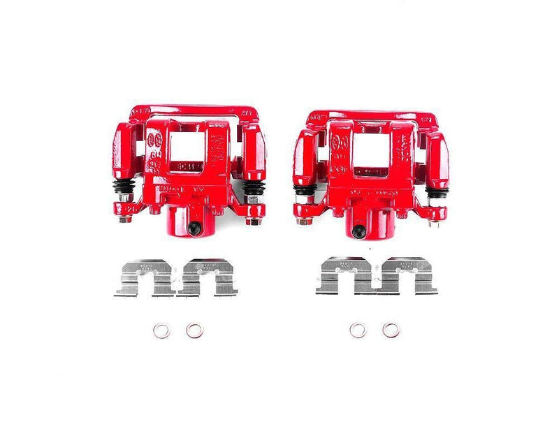 Caliper Red w/ Bracket Rear Pair - Power Stop 2011-15 Hyundai Sonata