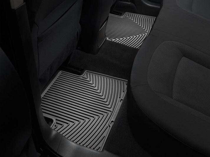 Floor Mats 2nd 2 Pieces Black Rubber All-weather Series - Weathertech 2016 Tucson