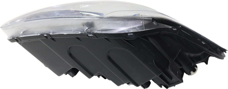 Headlight Left Single Clear W/ Bulb(s) - Replacement 2010-2012 Elantra