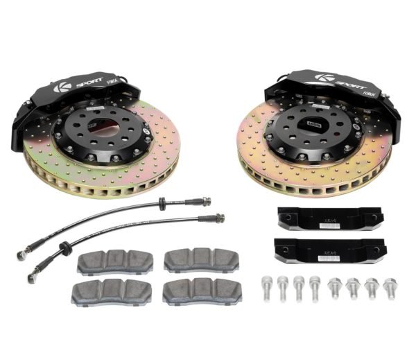 Big Brake Kit Rear 356mm 4 Piston Slotted Dualcomp - Ksport 2015-18 Hyundai Sonata