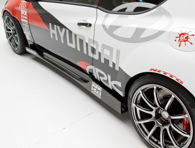 Side Skirts Fiberglass C-FX FGXS-0703 - ARK 2012-14 Hyundai Veloster