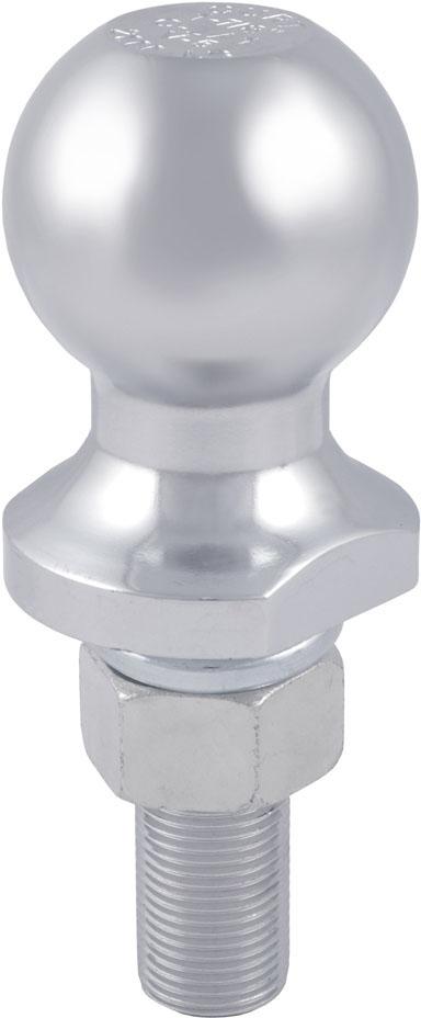 Hitch Ball Single Chrome Steel - Curt Universal