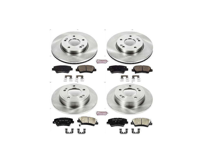 Brake Kit Front Rear - Power Stop 2012-15 Hyundai Veloster