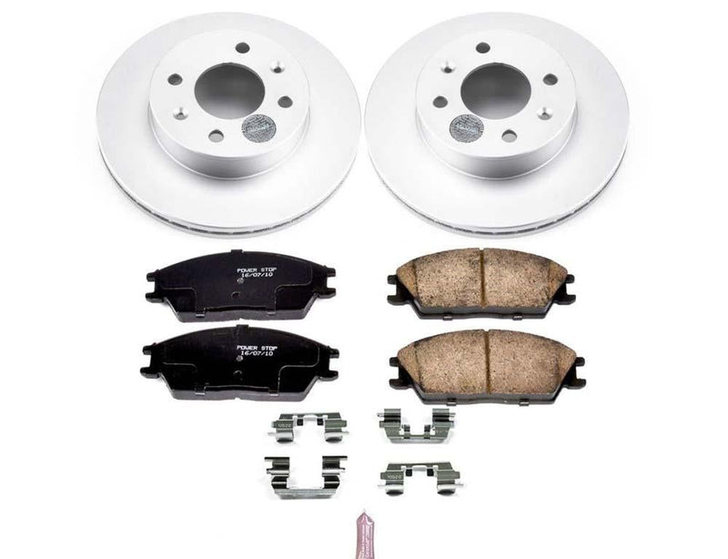 Brake Kit Front Geomet Coated Z17 Evolution - Power Stop 2003-05 Hyundai Accent