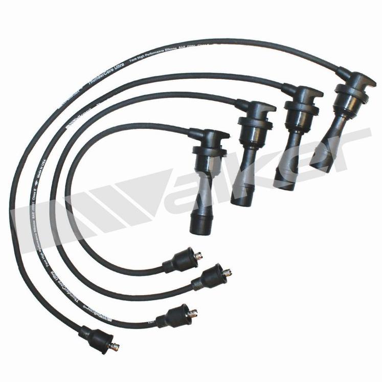 Spark Plug Wire Set Thundercore Pro Series - Walker Products 1992 Elantra 4 Cyl 1.6L