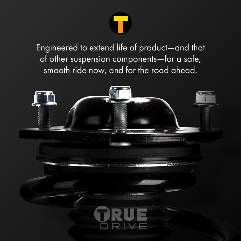 Shock Absorber And Strut Assembly Right Single Black - TrueDrive 2005-2009 Tucson
