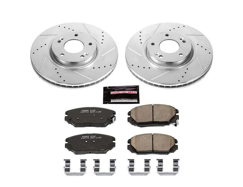 Brake Kit Front Z23 Evolution Sport - Power Stop 2006-11 Hyundai Azera