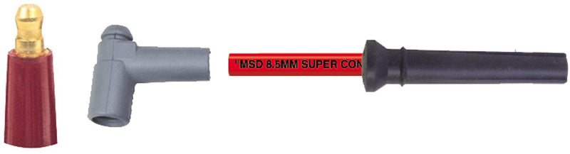Spark Plug Wire Set Of 8 W/ Rfi Suppression 8.5mm Super Conductor Series - MSD Universal