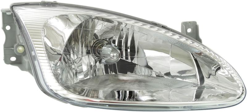 Headlight Set Of 4 Clear W/ Bulb(s) - Replacement 2000 Elantra