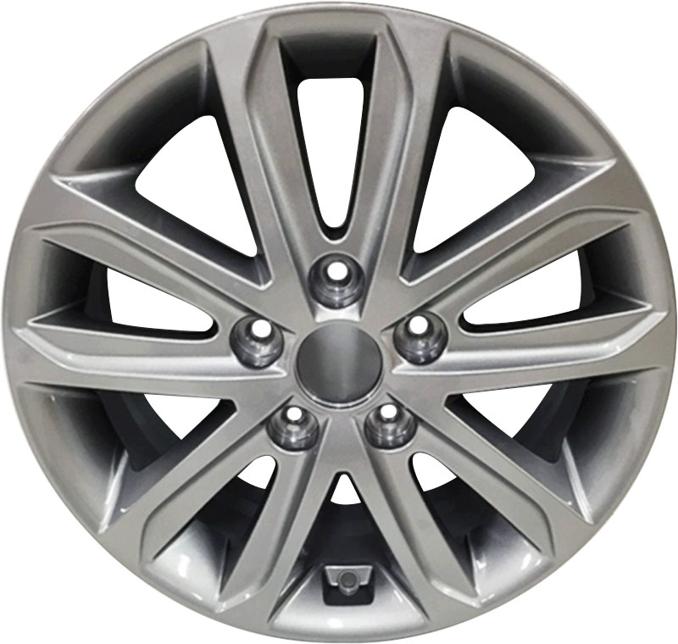 Wheel 16 Inx6.5 In Single Silver Finish Aluminum - AutoWheels 2014-2016 Elantra