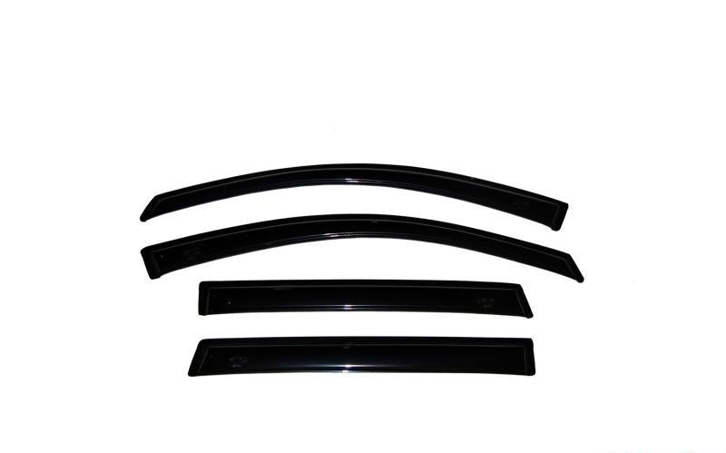 Mounts Outside Ventvisor Window Deflector 4 Pc Smoke - AVS 2000-05 Hyundai Accent