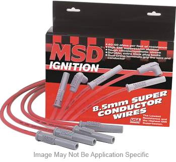 Spark Plug Wire Single 8.5mm Super Conductor Series - MSD Universal