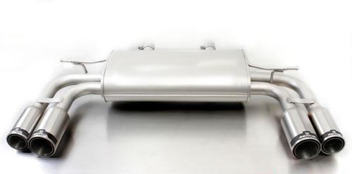 Exhaust Stainless w/ Tips Staggered 84/98mm Polished - Remus 2011-16 Hyundai Genesis Sedan