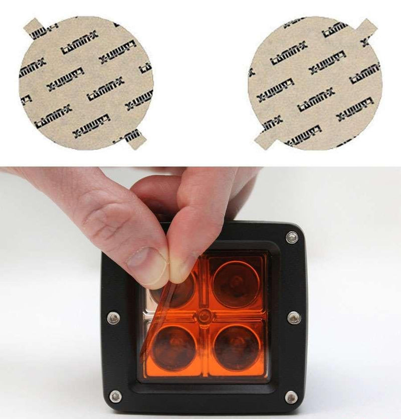 Fog Light Cover Amber - Lamin-X 2003-06 Hyundai Tiburon