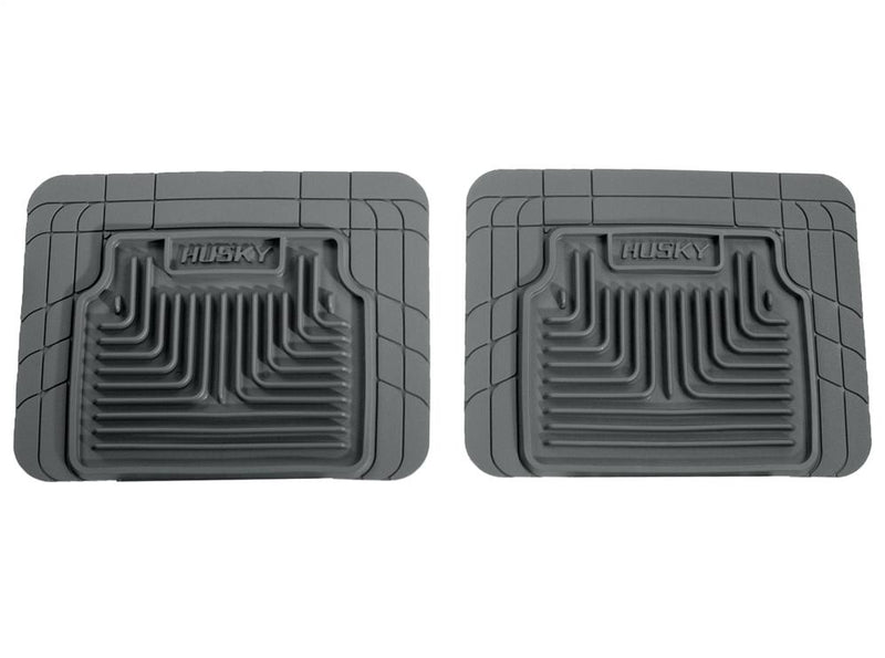 Floor Mats / 2 Pieces Gray Rubberized&thermoplastic Heavy Duty Series - Husky Liners 2004 Tiburon 4 Cyl 2.0L