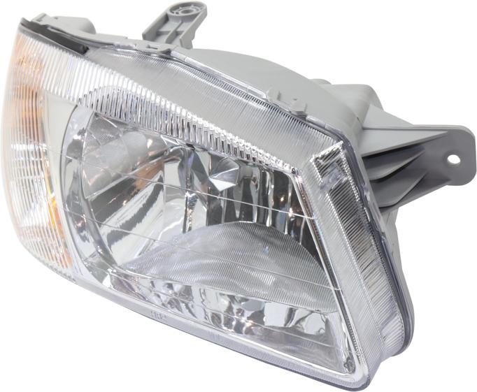 Headlight Right Single Clear W/ Bulb(s) - Replacement 2000-2002 Accent